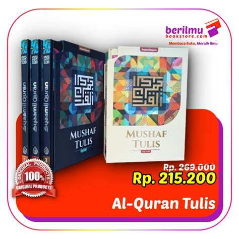 Jual Al Quran Mushaf Tulis B Khat Madinah Rasm Utsmani Buku