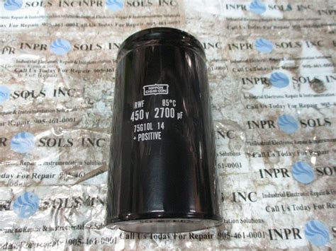 Nippon Chemi Con G L Capactior Uf V Rwf G L Capacitor