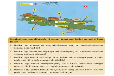 JELAJAH NUSANTARA Kunci Jawaban PKN Kelas 5 Halaman 71 72 Kurikulum