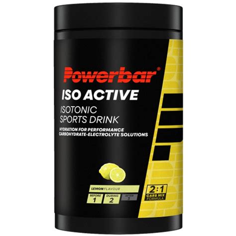 Bebida energética PowerBar IsoActive Drink 600g Con carbohidratos