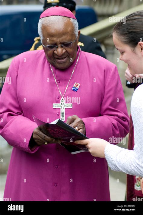 South African Archbishop Desmond Tutu At The University Of Edinburgh