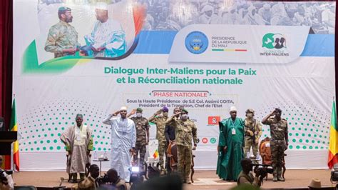 Ouverture De La Phase Finale Du Dialogue Inter Maliens Pour La Paix Et