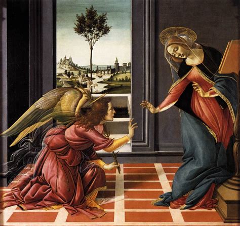 Angel Gabriel And Mary Famous Painting