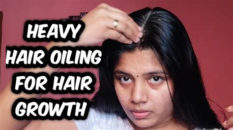 Heavy Hair Oiling Challenge For Hair Growth Heavy Hair Oiling