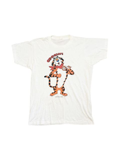 Vintage Tony The Tiger Frosted Flakes Tshirt Sin Gem