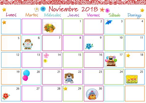 Calendario Noviembre De Para Imprimir Argentina Ld Michel