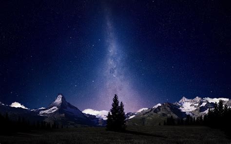 Mountains And Galaxy Wallpapers Top Free Mountains And Galaxy