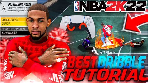 1 BEST ADVANCED DRIBBLE TUTORIAL On NBA 2K22 W HANDCAM BEST DRIBBLE