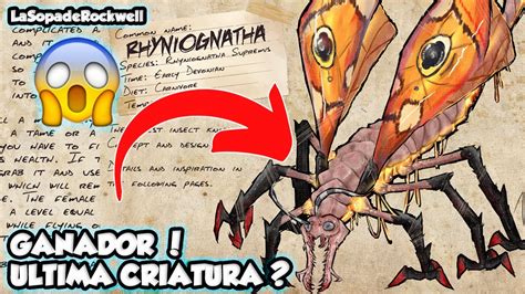 Nueva Criatura Ark Rhyniognatha Ultimas Noticias Ark 🔥😱 Youtube