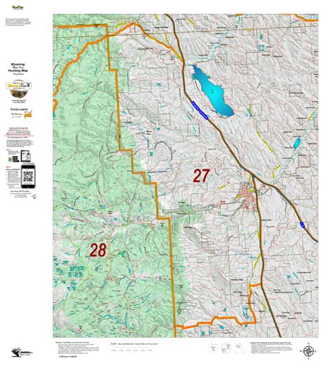 Wyoming Mule Deer Topograhical Maps Hunt Data