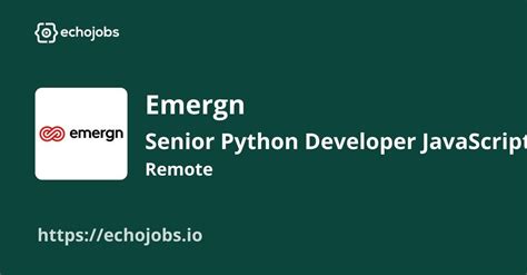 Hiring Senior Python Developer Javascript Remote [python] R Frontenddevjobs