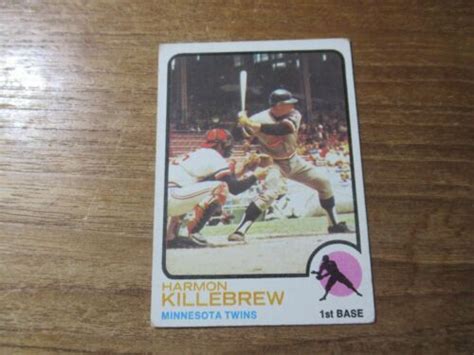 1973 TOPPS HARMON KILLEBREW 170 HOF MINNESOTA TWINS HIGHER GRADE NO