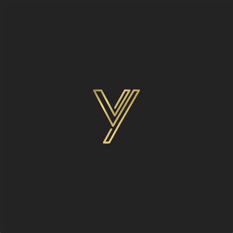 VY YV V AND Y Abstract Initial Monogram Letter Alphabet Logo Design