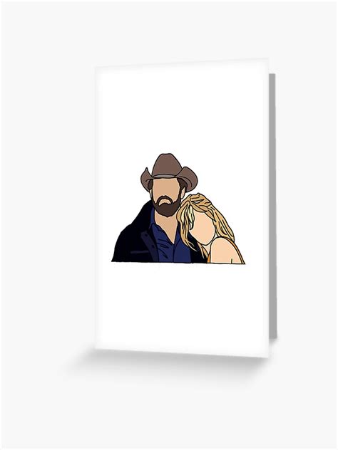 Rip Wheeler Beth Dutton Character Yellowstone Greeting Card For Sale