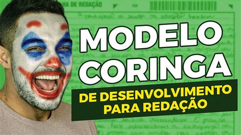 Modelo De Desenvolvimento Coringa Para O Enem 2025 Profinho Youtube