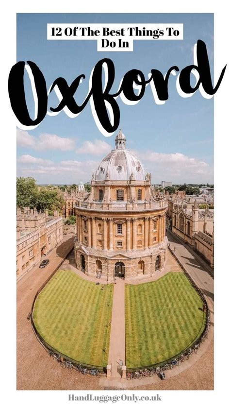 12 Very Best Things To Do In Oxford England Oxford Travel England