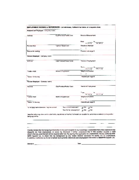 Home Depot Job Application Printable Printable Application