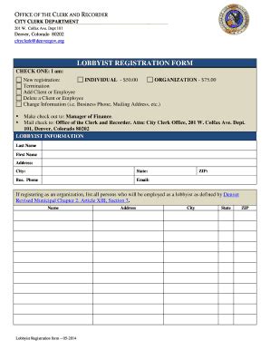 Fillable Online Denvergov Dept 101 Fax Email Print PdfFiller