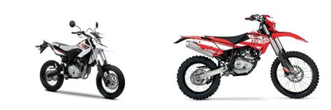 Motorrad Vergleich Yamaha WR 125 X 2010 Vs Beta RR Enduro 4T 125 LC 2017