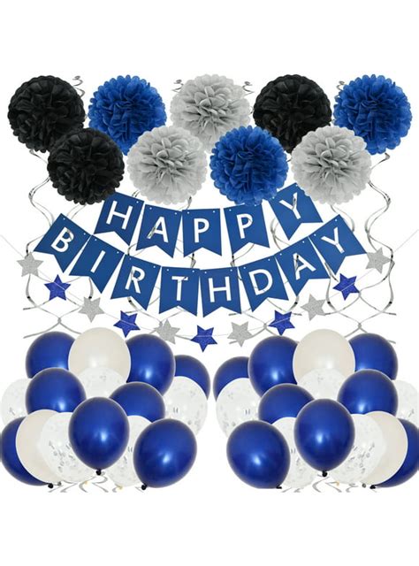 Blue Party Decorations in Blue Party Supplies - Walmart.com