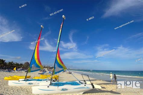 Catamarans At Beach Maroma Resort And Spa Riviera Maya Quintana Roo