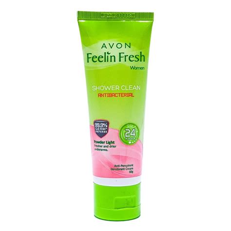 Avon Feelin Fresh Quelch Anti Perspirant Deodorant Cream Powder Light