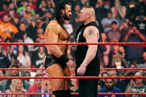 Watch Wwe Superstar Brock Lesnar Discreetly Tell Drew Mcintyre To Pick