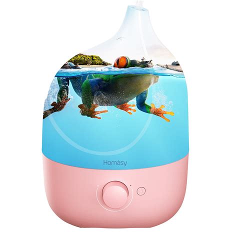 Homasy Humidifier For Bedroom Cool Mist Humidifier With Color Lights