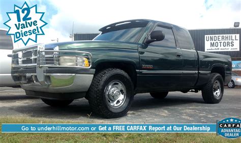 1998 Dodge Ram 2500 Laramie Slt 12 Valve Cummins Diesel Underhillmotor