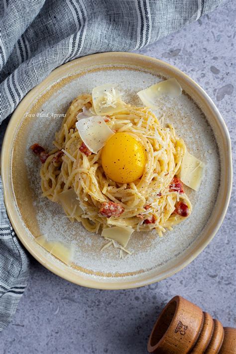 Spaghetti Carbonara With Egg