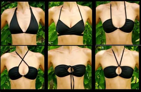 Ideas para que la parte superior de tu bikini luzca diferente cada día Moda Manualidades y