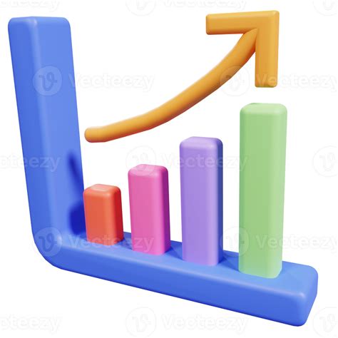 3d Bar Graph Icon Illustration 26421086 Png