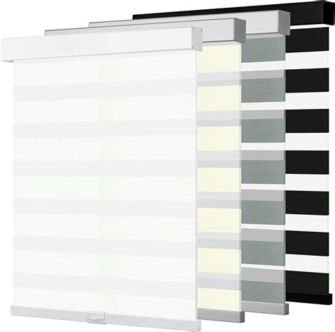 Boolegon Cordless Zebra Blinds For Windows Light Filtering Roller