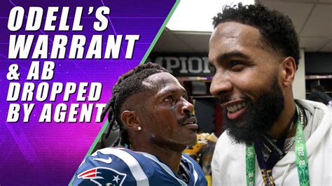 Obj Arrest Warrant And Antonio Brown Dropped By Agent Youtube