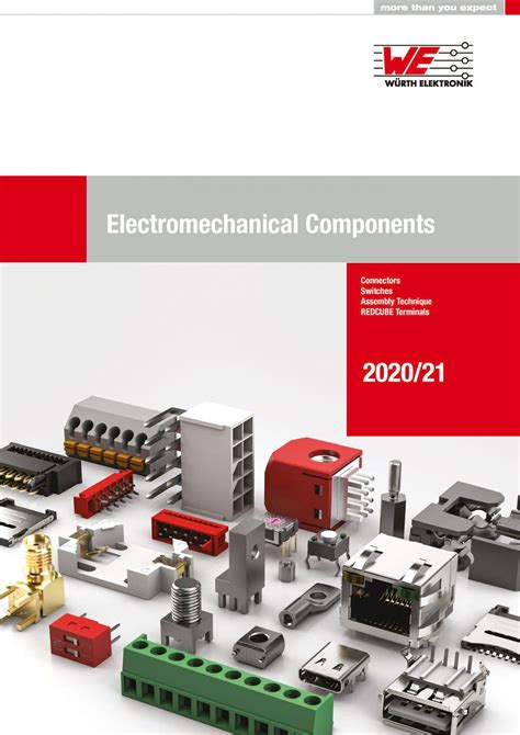 W Rth Elektronik Publishes Its Catalog Of Electromechanical Components