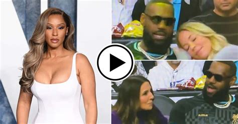 Lebron James Getting Touchy With Jeanie Buss At Lakers Vs Bucks Fans React