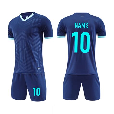 Conjunto De Camiseta De F Tbol Para Ni Os Y Adultos Kit De F Tbol