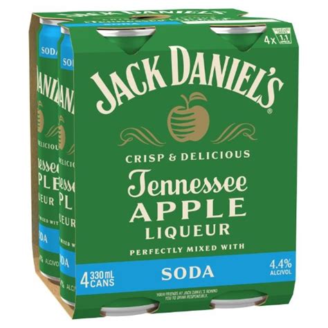 Super Liquor Jack Daniel S Tennessee Apple Liqueur Soda Cans X Ml