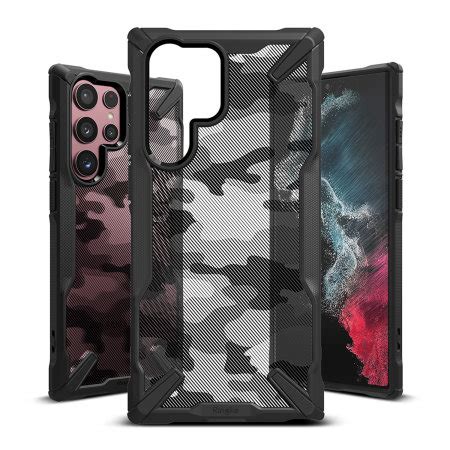 Ringke Fusion X Tough Camo Black Case For Samsung Galaxy S Ultra