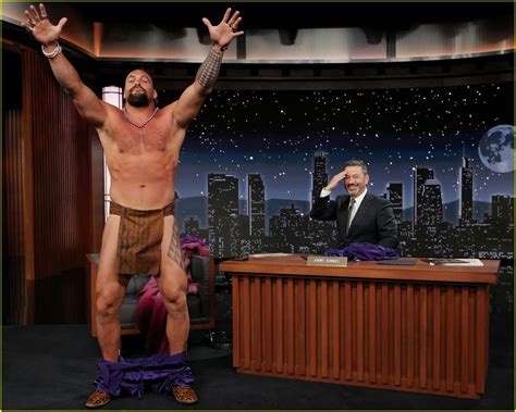 Jason Momoa Strips Off His Clothes Goes Shirtless On Jimmy Kimmel