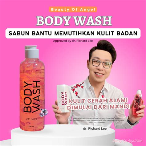 Jual Beauty Of Angel Body Wash Sabun Mandi Cair Pemutih Badan Ml