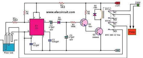 Water Level Controller Circuit Diagram Using Microcontroller