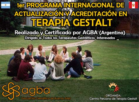 Centro Peruano De Terapia Gestalt El Centro Peruano De Terapia Gestalt Tiene Como Objetivo