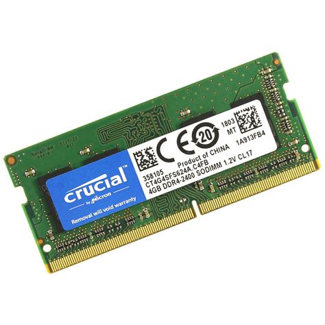 Crucial Ddr Gb Mhz Pc Laptop Pin Sodimm Notebook