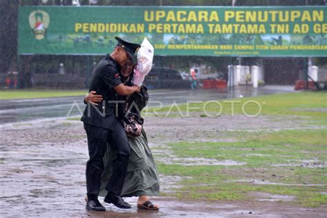 UPACARA PENUTUPAN PENDIDIKAN TAMTAMA TNI AD DI ACEH ANTARA Foto