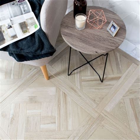 Kanata Tiles White wood effect Tiles 600x600 Porcelain Floor Tiles | Wood effect floor tiles ...