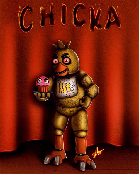 Chicka Five Nights At Freddys By Scottganatos On Deviantart