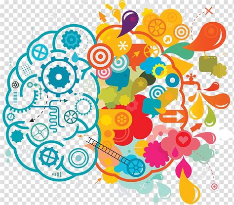 Free Download Orange Yellow And Teal Brain Illustration Your