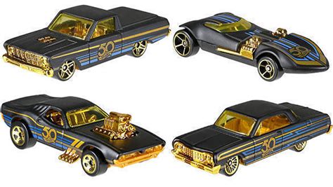 Hot Wheels Black And Gold Collection Launched Commemorates Years