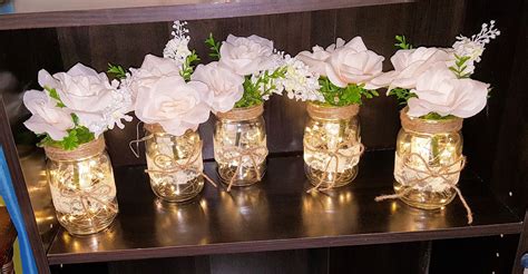 Mason Jar Wedding Decorations Jenniemarieweddings